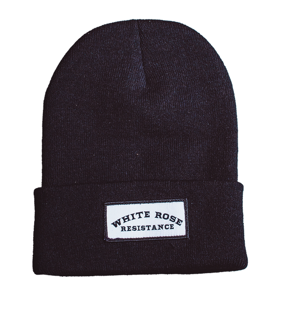 White Rose Resistance Beanie