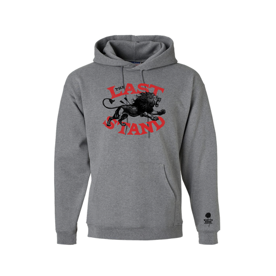 The Last Stand Lion Grey Hoodie
