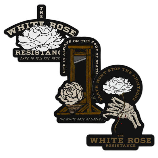 The White Rose Resistance Sticker Pack (3)